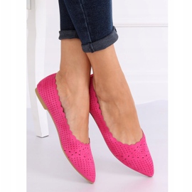 Ballerines ajourées fuchsia NK18P Fushia rose 3