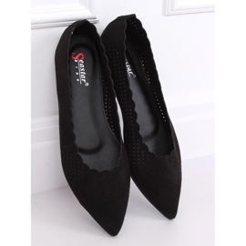 Ballerines noires ajourées NK18P Noir le noir 2
