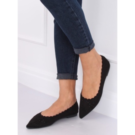 Ballerines noires ajourées NK18P Noir le noir 1