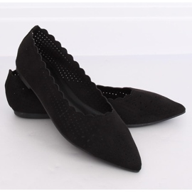 Ballerines noires ajourées NK18P Noir le noir 3