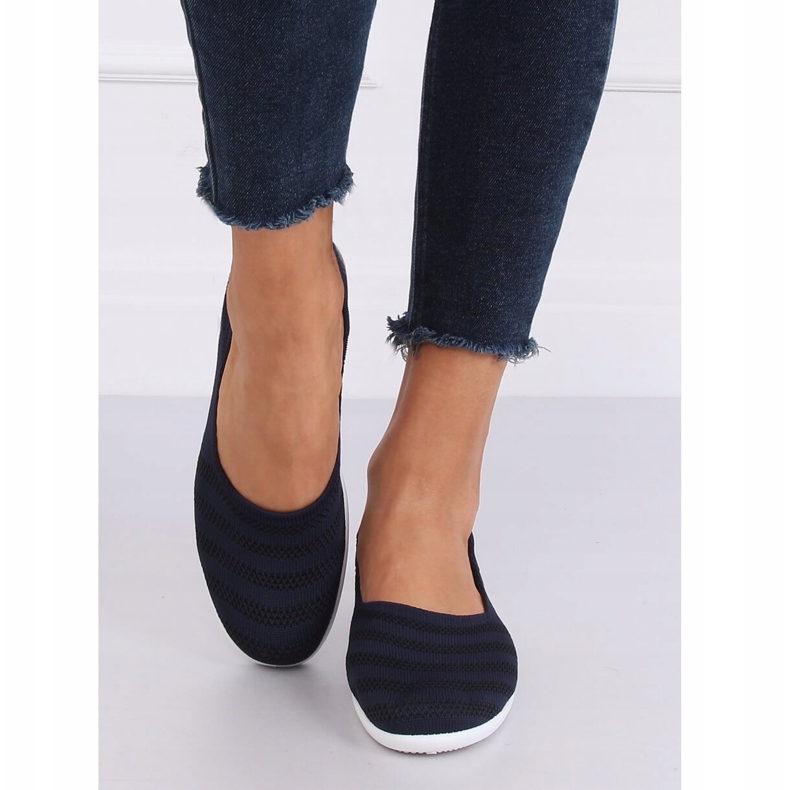 IC03 Ballerines résille bleu marine 1 IC03 Ballerines résille bleu marine 1