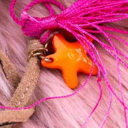 Lu Boo | Sandales à pompons colorés Roman Gladiatorki multicolore 1