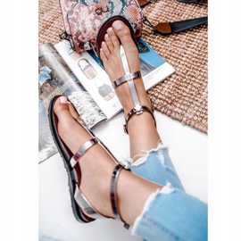 Lu Boo Black Mirror Sandales Roman Japanese Lento le noir 2