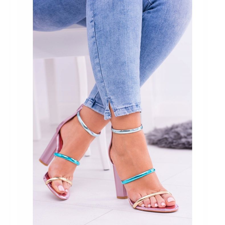 Lu Boo Golden Rose Sandales Sur Lissa Bar 2