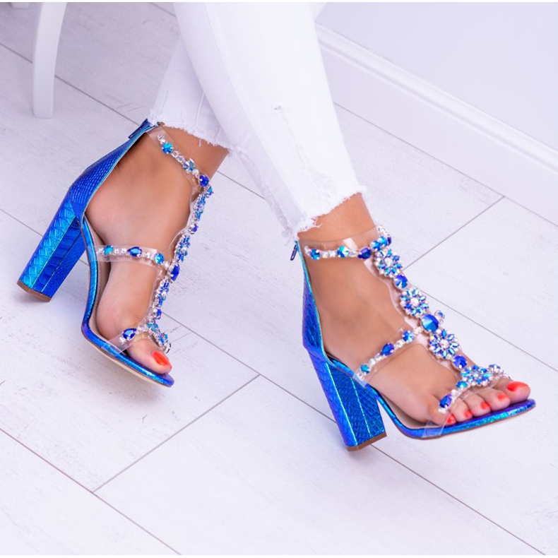 Lu Boo Cubic Zirconia Essence Sandales Taylor multicolore 1