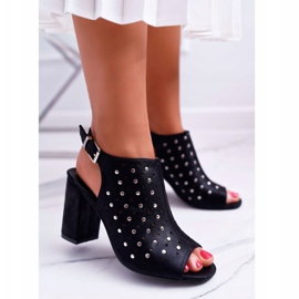 Vinceza Sandales à Talon Ajouré Femme avec Strass Noir Hendrix le noir 2 Vinceza Sandales à Talon Ajouré Femme avec Strass Noir Hendrix le noir 2