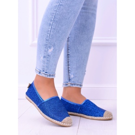 Espadrilles Lu Boo Bleuet Femme Slip On Brocade Miravet 3