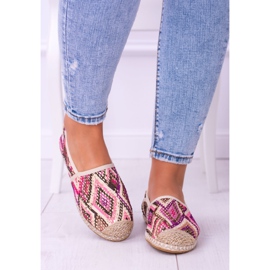 Lu Boo | Espadrilles Bimbi à enfiler en lin pour femmes multicolore 3