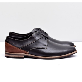 Bednarek Polish Shoes Richelieu Homme Bednarek Elegant Cuir Noir Marcelo 2