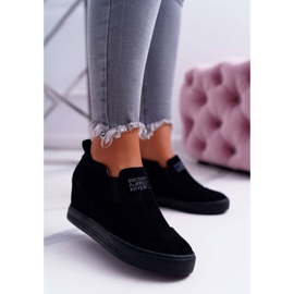 Baskets Snekers Femme Lu Boo Slip-on Noir Kaori le noir 3