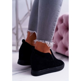 Baskets Snekers Femme Lu Boo Slip-on Noir Kaori le noir 6
