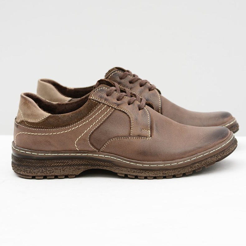 KOMODO Bottes chaudes Ernesto en cuir marron pour hommes pour l'hiver brun 2 KOMODO Bottes chaudes Ernesto en cuir marron pour hommes pour l'hiver brun 2