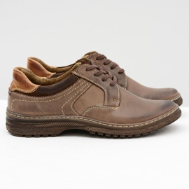 KOMODO Chaussures Ernesto Marron Homme Cuir Naturel brun 1