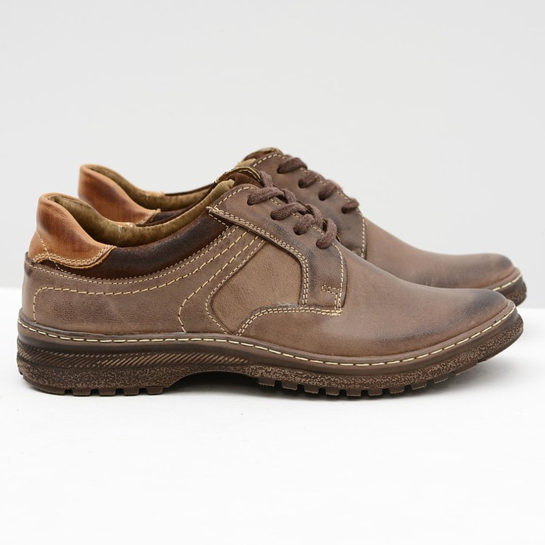 KOMODO Chaussures Ernesto Marron Homme Cuir Naturel brun 1