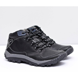 Mateos Chaussures de trekking noires pour hommes Etemor le noir 1