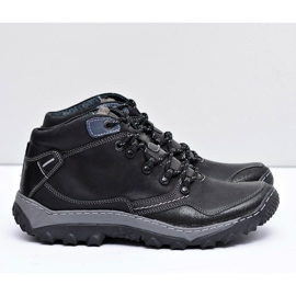 Mateos Chaussures de trekking noires pour hommes Etemor 2
