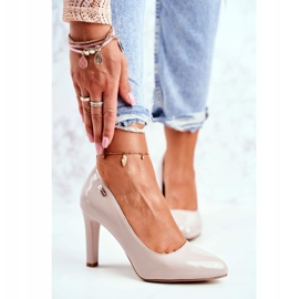 Escarpins femme Sergio Leone Gris Clair On a Bar vernis Campbell 1 Escarpins femme Sergio Leone Gris Clair On a Bar vernis Campbell 1