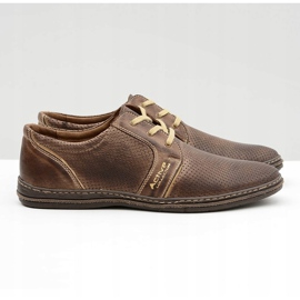 Joker Chaussures À Lacets En Cuir Marron Pour Hommes Markos brun 2 Joker Chaussures À Lacets En Cuir Marron Pour Hommes Markos brun 2