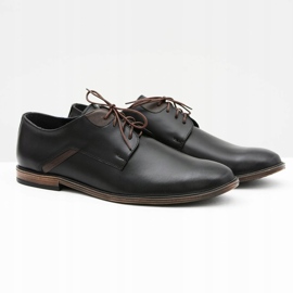 Bednarek Polish Shoes Richelieu Homme Bednarek Elegant Cuir Noir Edgardo 1