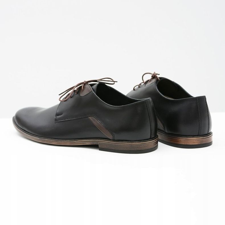 Bednarek Polish Shoes Richelieu Homme Bednarek Elegant Cuir Noir Edgardo 2