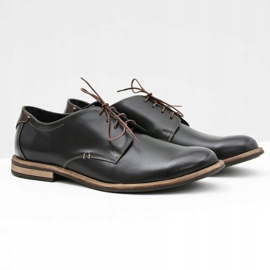 Bednarek Polish Shoes Chaussures Feliciano noires élégantes pour hommes 1