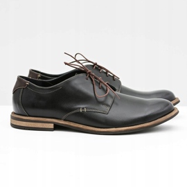Bednarek Polish Shoes Chaussures Feliciano noires élégantes pour hommes 2