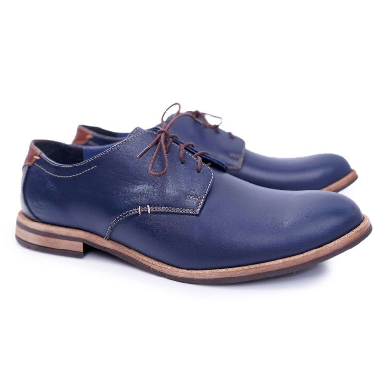Bednarek Polish Shoes Chaussures élégantes bleu marine pour hommes de Feliciano 1 Bednarek Polish Shoes Chaussures élégantes bleu marine pour hommes de Feliciano 1
