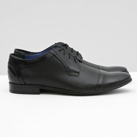 Gejms Chaussures noires formelles pour hommes en cuir Leopoldo le noir 2 Gejms Chaussures noires formelles pour hommes en cuir Leopoldo le noir 2