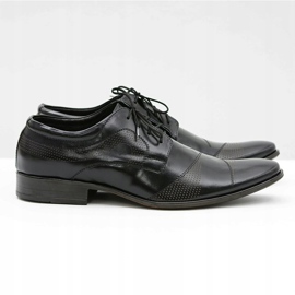 Lukas Chaussures habillées en cuir pour hommes Flavio noir 2