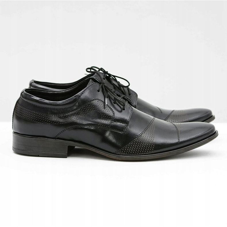 Lukas Chaussures habillées en cuir pour hommes Flavio noir 2