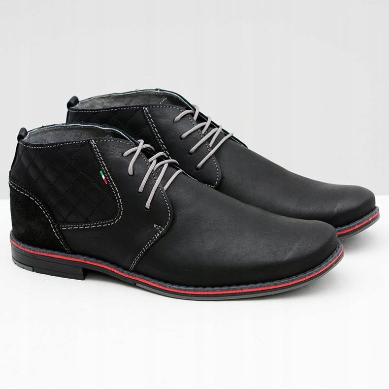 Gino Tuzzi Chaussures Homme Graziano Noires En Cuir 1