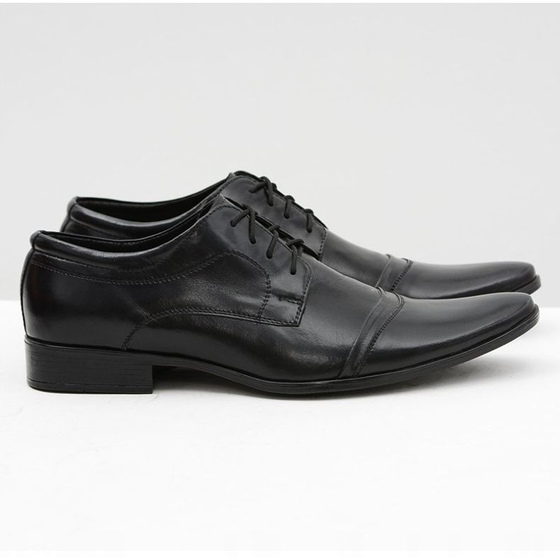 Mario Boschetti Chaussures habillées noires pour hommes Willy 2