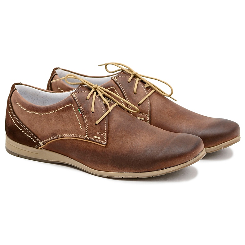 Gino Tuzzi Chaussures Décontractées Homme Marron En Cuir Badoo brun 1
