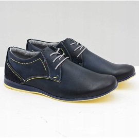 Gino Tuzzi Chaussures décontractées Badoo pour hommes bleu marine 1
