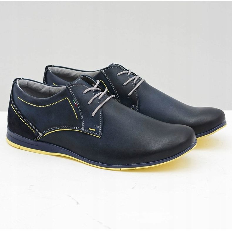 Gino Tuzzi Chaussures décontractées Badoo pour hommes bleu marine 1
