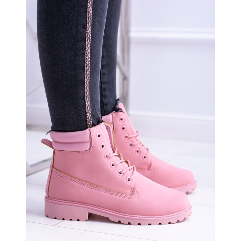 SEA Boots Femme Pastel Timber Rose Poudré Lucy 2 SEA Boots Femme Pastel Timber Rose Poudré Lucy 2