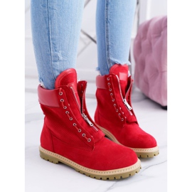Lu Boo Femmes Rouge Suede Timberki Trappers Zippers Nancy 1 Lu Boo Femmes Rouge Suede Timberki Trappers Zippers Nancy 1