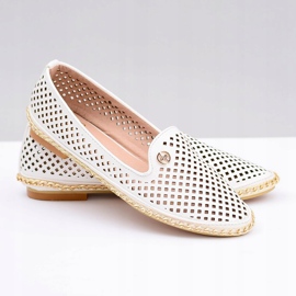 Lu Boo | Ballerines ajourées élégantes blanches Lordsy 2 Lu Boo | Ballerines ajourées élégantes blanches Lordsy 2