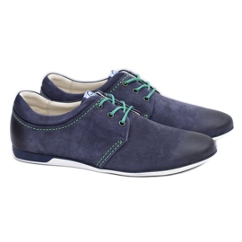 Krisbut Chaussures Homme Dimonde Bleu Marine En Cuir 1