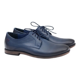 Nikopol Chaussures Homme Cuir Bleu Marine James 1