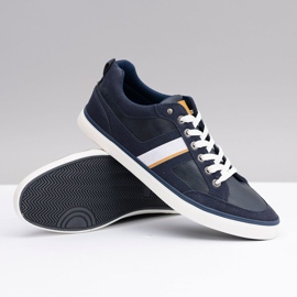 Baskets de sport bleu marine pour hommes Tony 2
