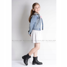 Bottines Lu Boo Noir Enfant avec Cubic Zirconia Pu LittleCarrie 2