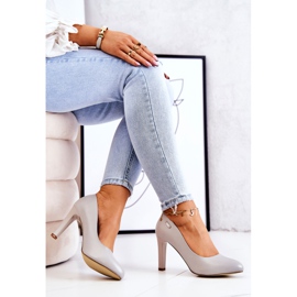 Pompes pour femmes sur le Gray Post Sergio Leone gris 2