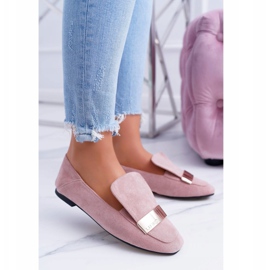 Mocassins Femme Avec plaque Golden Lordsy Lu Boo Harlem rose 1 Mocassins Femme Avec plaque Golden Lordsy Lu Boo Harlem rose 1