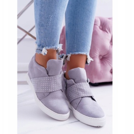 Baskets Femme Gris Lu Boo Paillettes PinkSugar 2