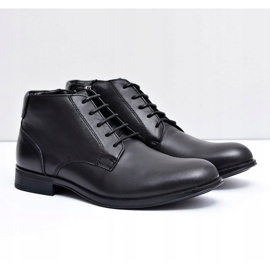 EVE Bottines Homme Cuir Noir Chaussures Artemigo 1