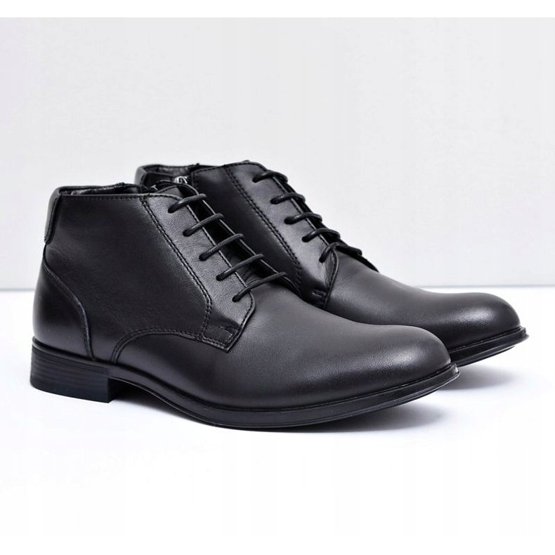 EVE Bottines Homme Cuir Noir Chaussures Artemigo 1