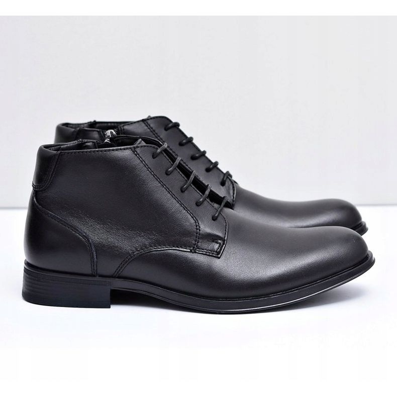 EVE Bottines Homme Cuir Noir Chaussures Artemigo le noir 2