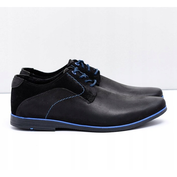 Mario Boschetti Chaussures Penegro en cuir noir pour hommes 2
