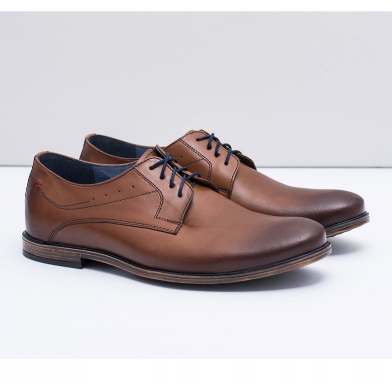 Chaussures James Nikopol en cuir marron pour hommes brun 1